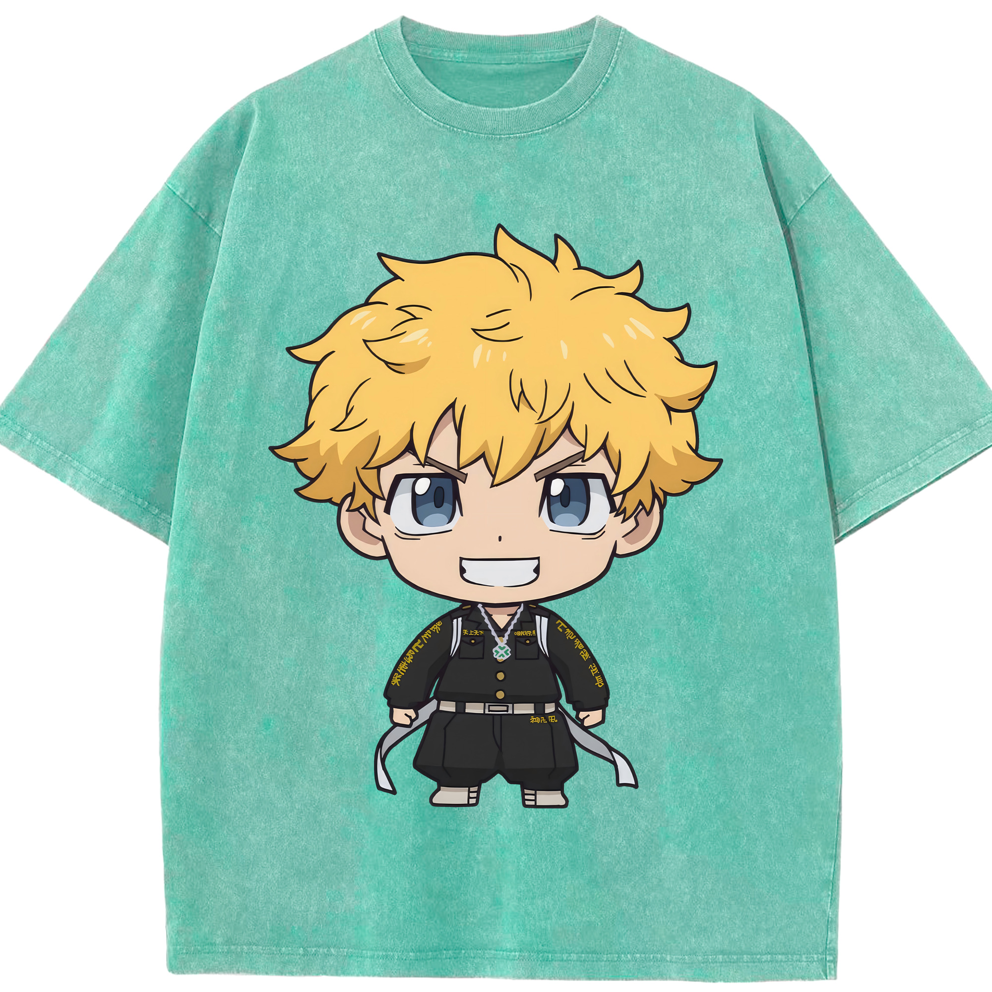 （画像用） 東京リベンジャーズ Tokyo Revengers 綿100% ヴィンテージ風 半袖Tシャツ（フロントプリント）